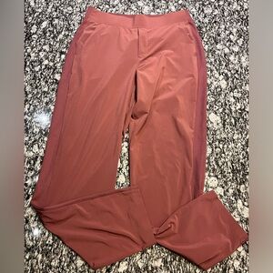 Athleta salmon pink Brooklyn mid rise ankle pant size 10 Tall